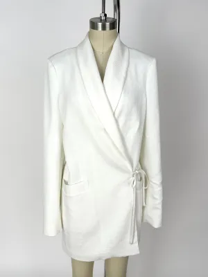 Staud Everly Blazer Wrap Mini Dress