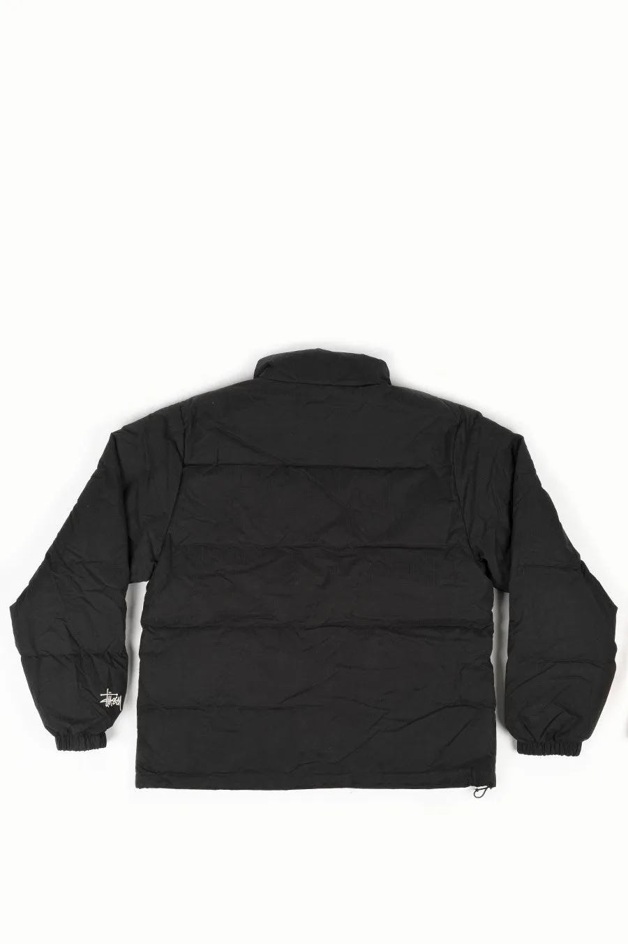 STUSSY SOLID PUFFER JACKET BLACK