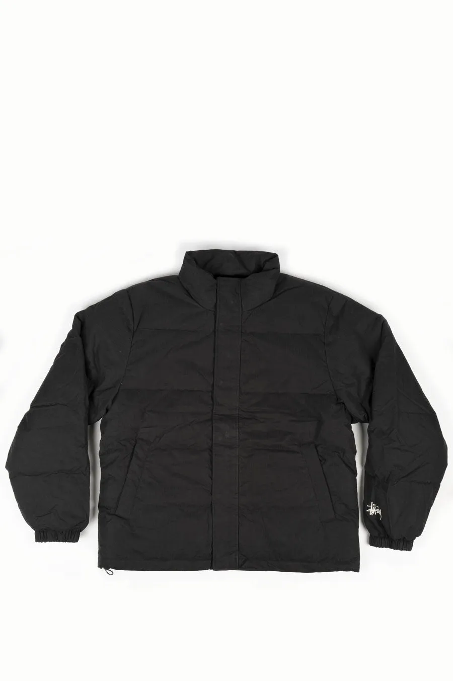 STUSSY SOLID PUFFER JACKET BLACK