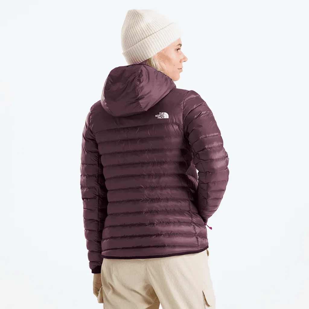Terra peak women's hooded jacket - Midnight mauve