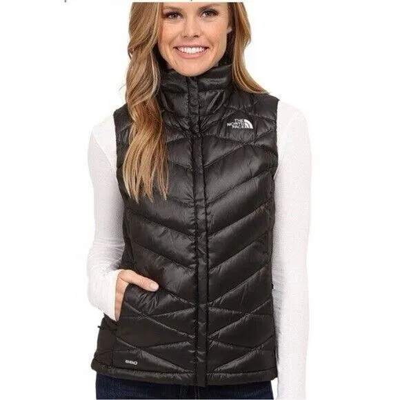 The North Face Women’s Aconcagua 550 Goose Down Feather Puffer Vest SZ SM