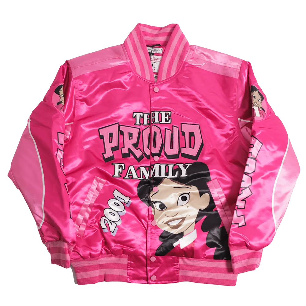 THE PROUD FAMILY PENNY SATIN JACKET PINK