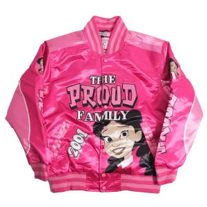 THE PROUD FAMILY PENNY SATIN JACKET PINK