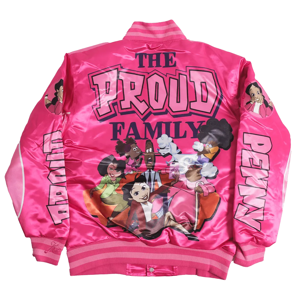 THE PROUD FAMILY PENNY SATIN JACKET PINK