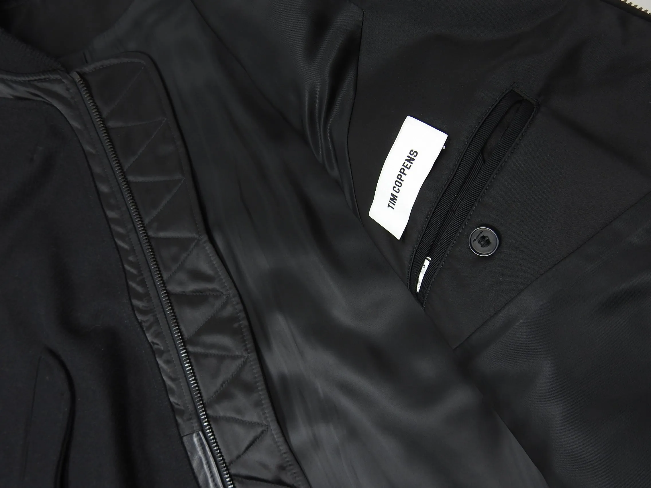Tim Coppens Bomber Jacket Black Small
