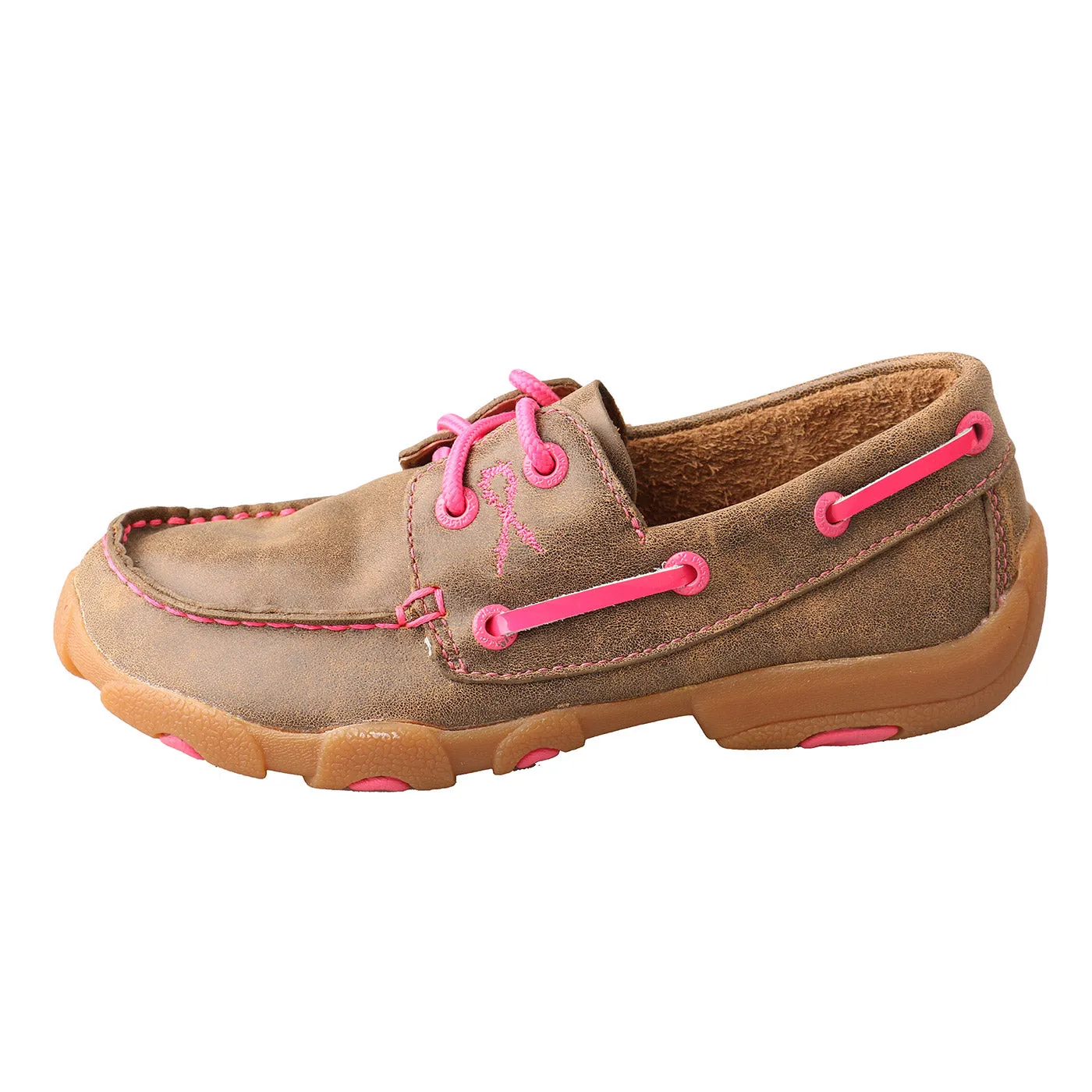 Twisted X Kid's Bomber and Neon Pink Boat Shoe