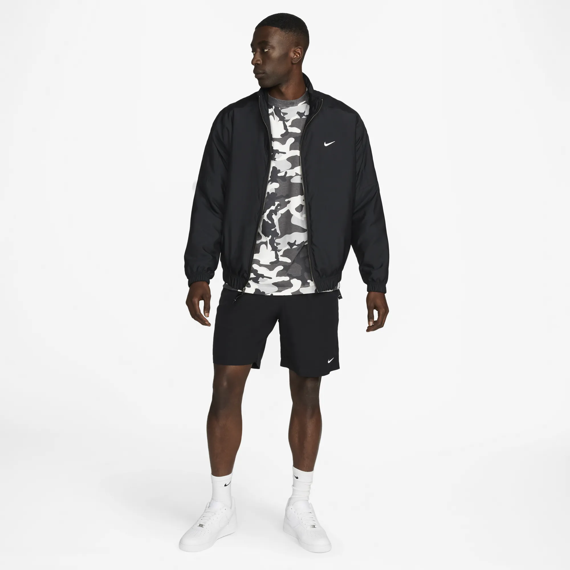 U NK SOLO SWSH SATIN BOMBER JACKET