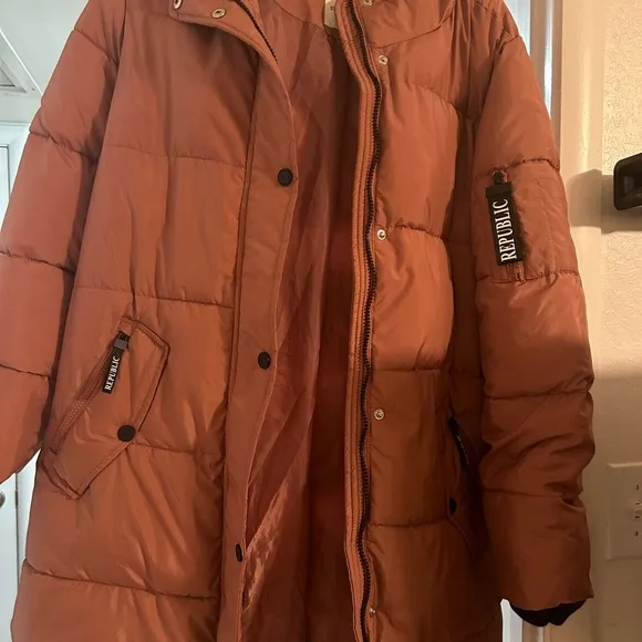 Urban Republic Pink Puffer Coat. New