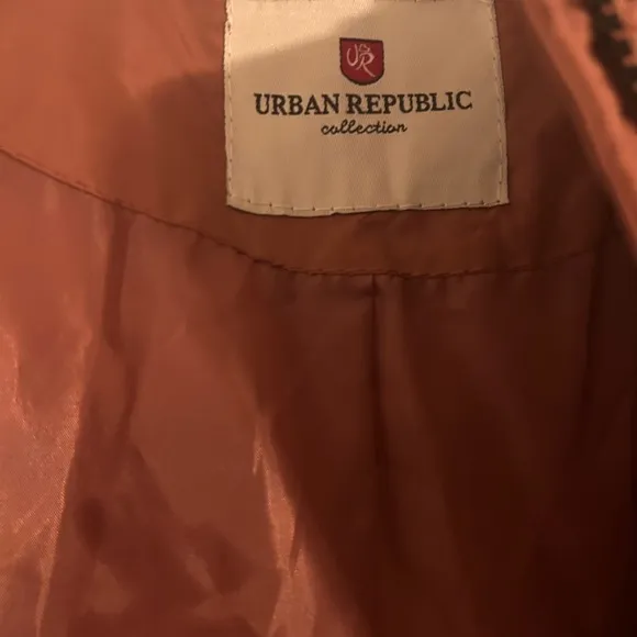 Urban Republic Pink Puffer Coat. New