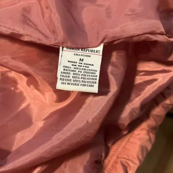 Urban Republic Pink Puffer Coat. New