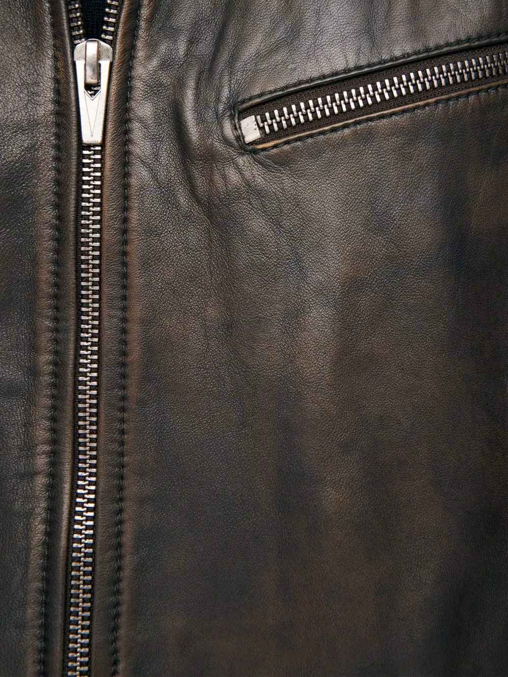 Veda Marco Oversized Leather Bomber Pitstop