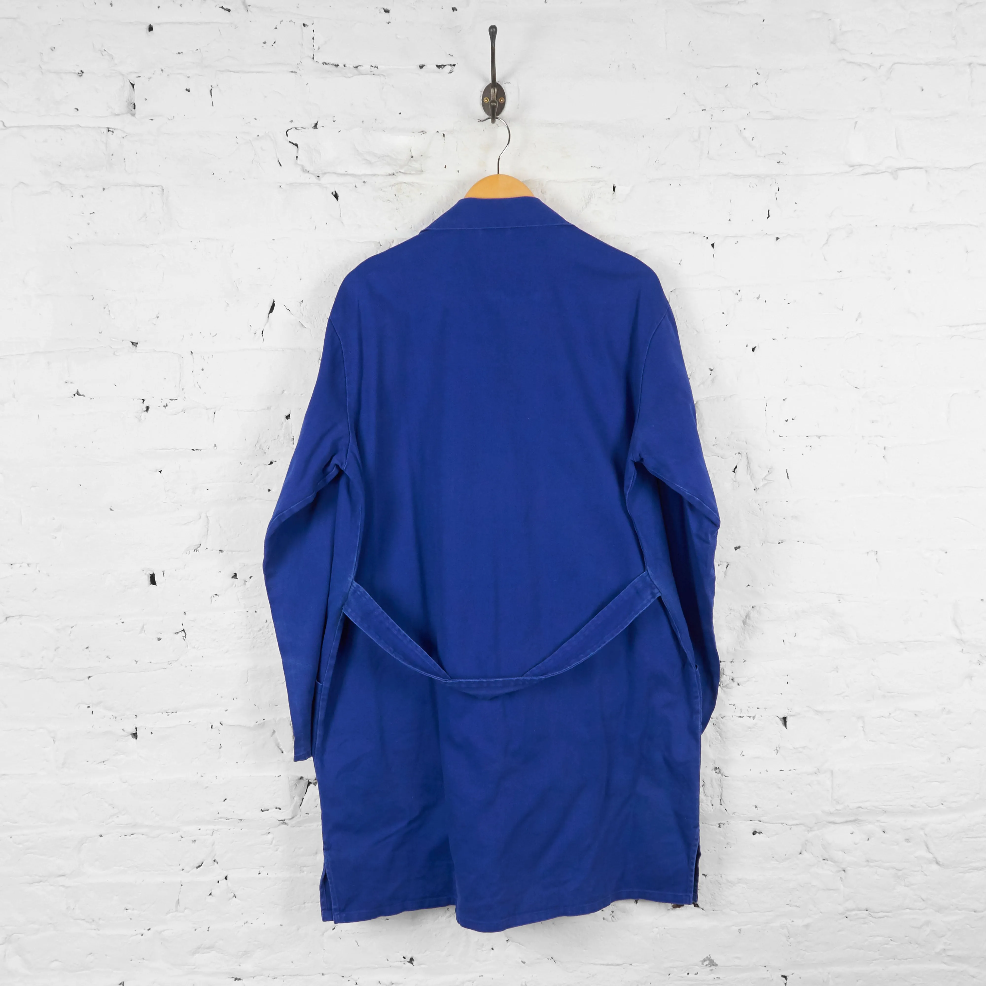Vintage Long Chore Jacket - Blue - L