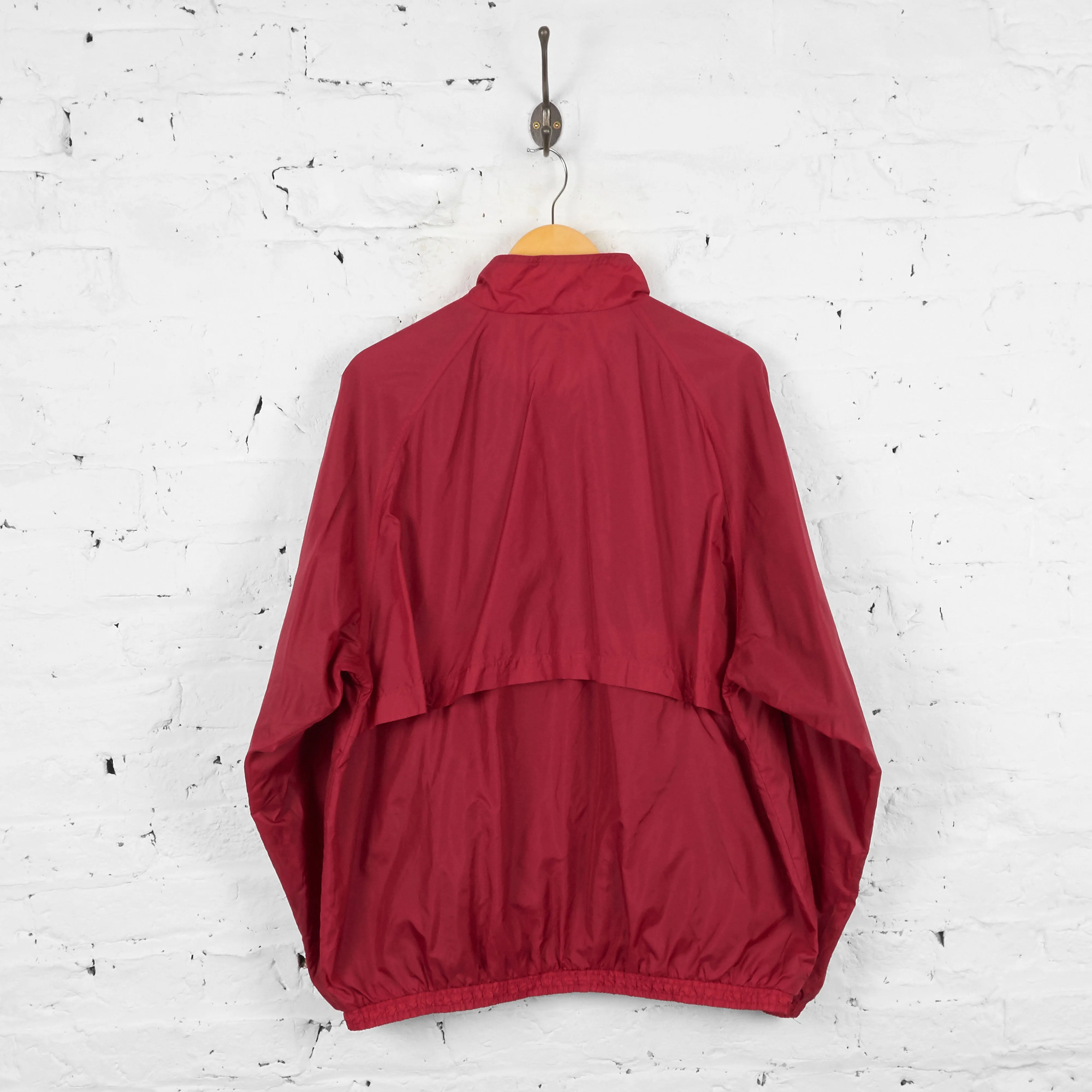 Vintage Nike Windbreaker Jacket - Red - L