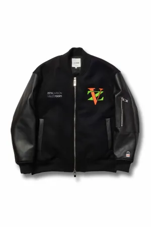 VR × ZETA LEATHER BOMBER JKT