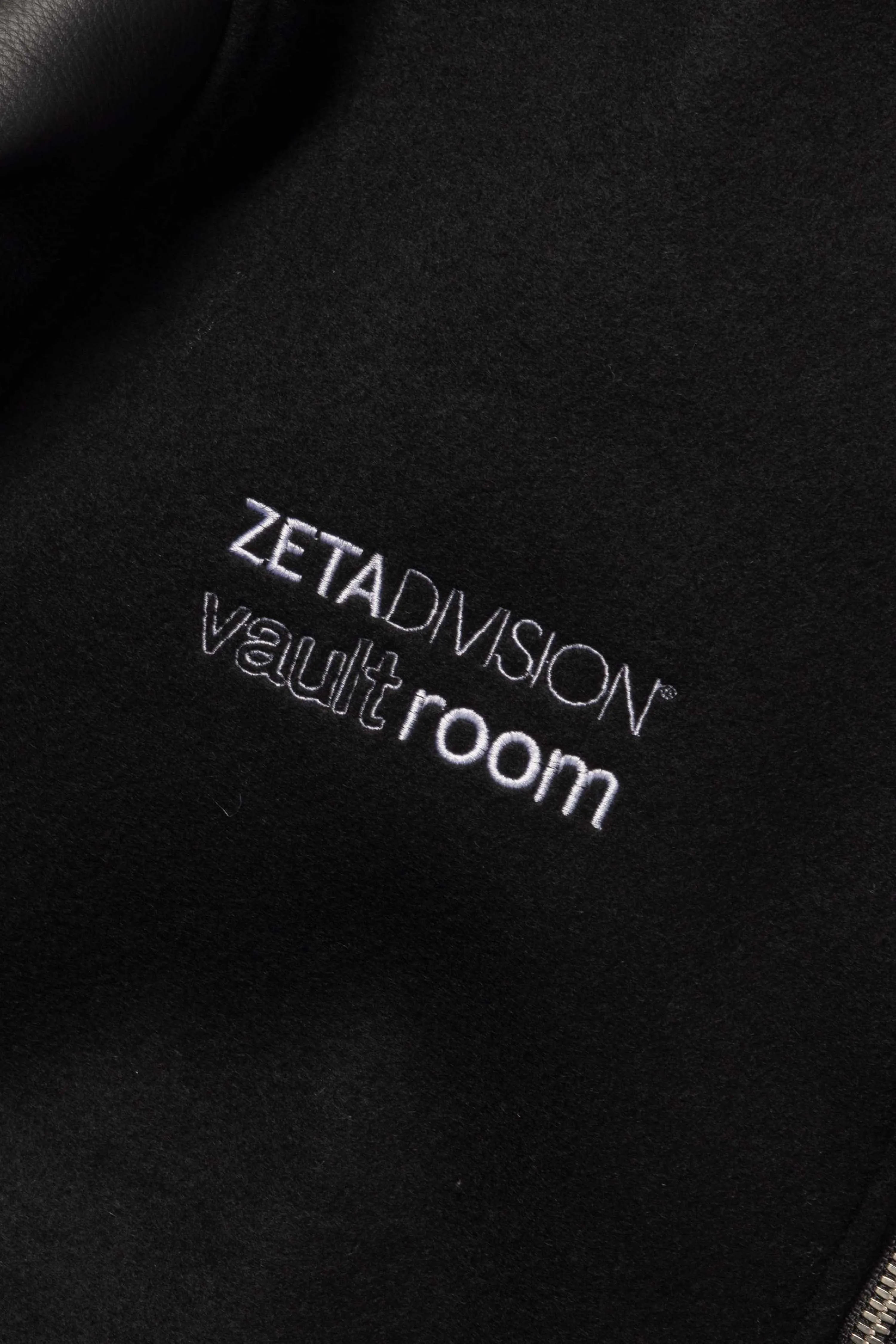 VR × ZETA LEATHER BOMBER JKT