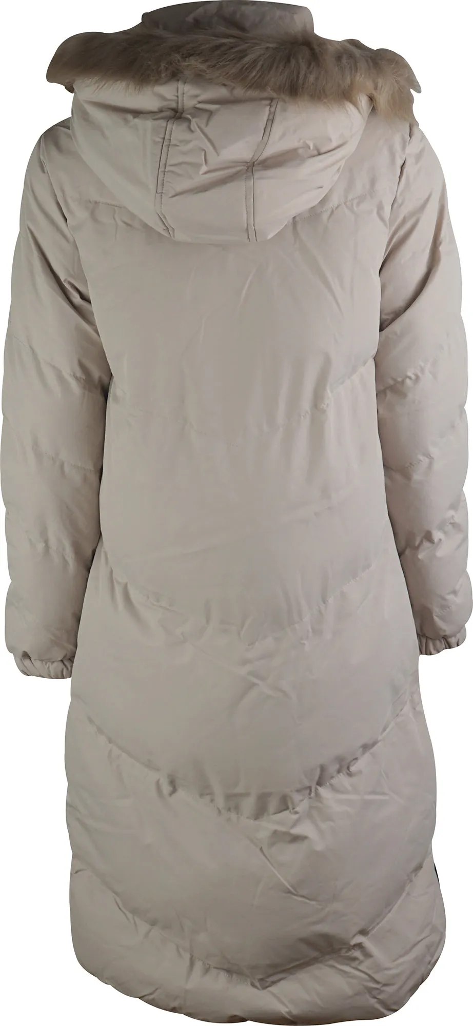 Weekend Vibes Andora Womens Long Jacket - Beige