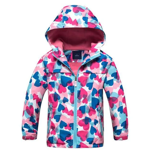 Windbreaker Polar Fleece Windproof Jacket - Sky Blue