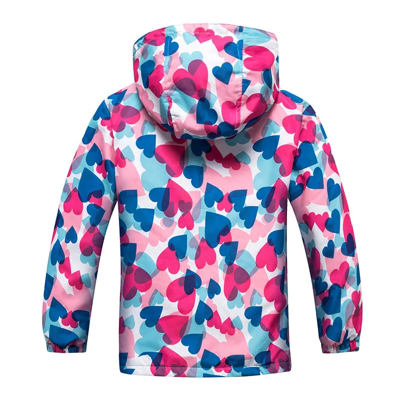Windbreaker Polar Fleece Windproof Jacket - Sky Blue