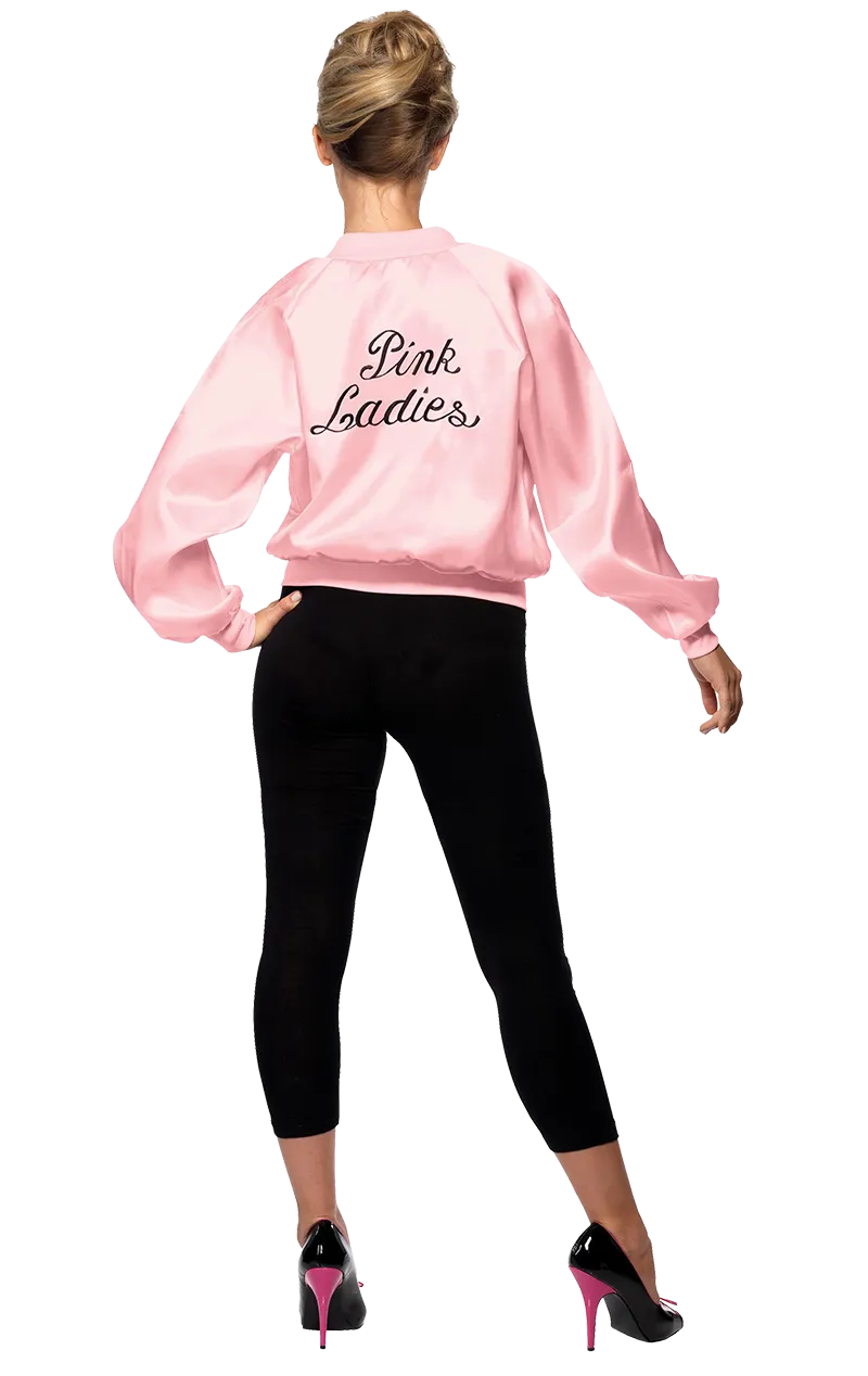 Womens Grease Pink Ladies Jacket Costume