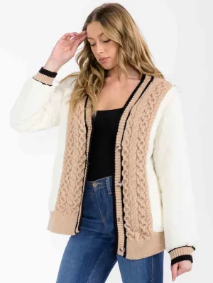 WOMEN'S LONG SLEEVE BUTTON CLOSURE FRONT POCKETS JACKET