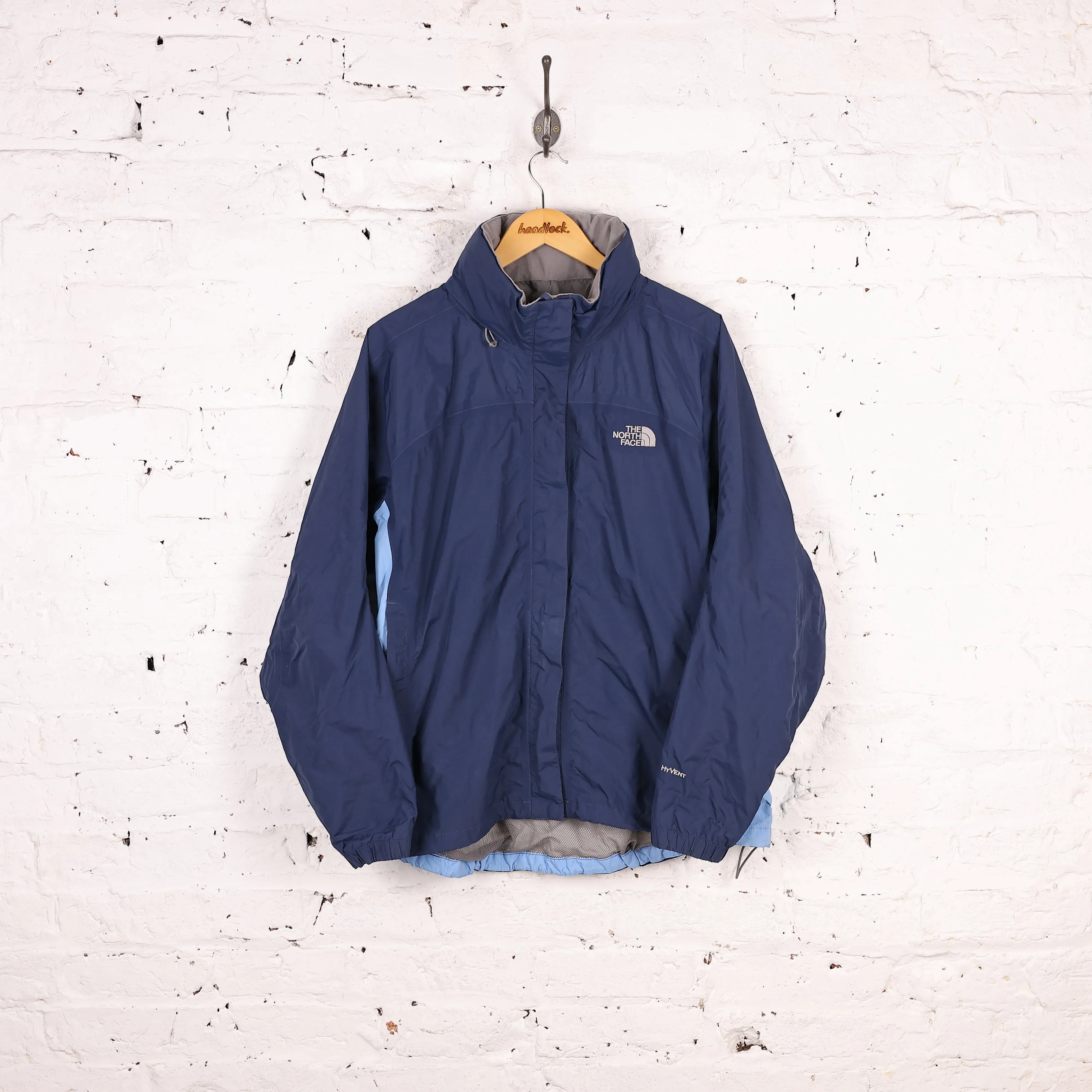 Women's The North Face Hyvent Rain Jacket - Blue - Women's XL
