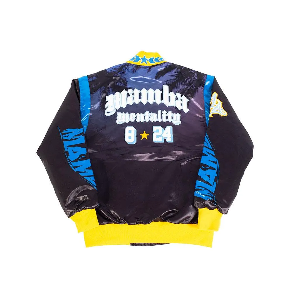 YOUTH ALT KOBE CRENSHAW SATIN JACKET BLACK