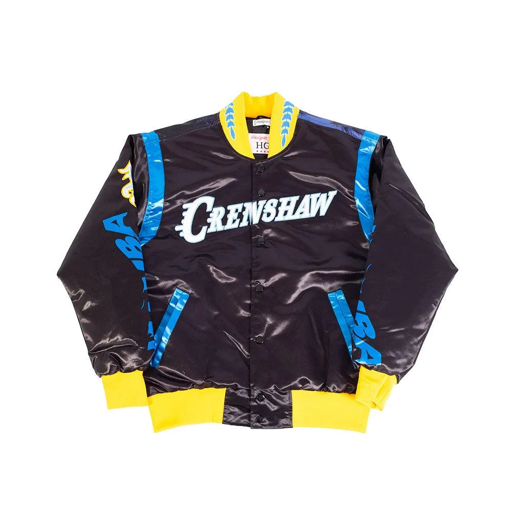 YOUTH ALT KOBE CRENSHAW SATIN JACKET BLACK