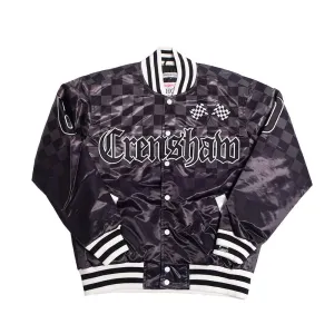 YOUTH BOOGIE CRENSHAW SATIN JACKET BLACK